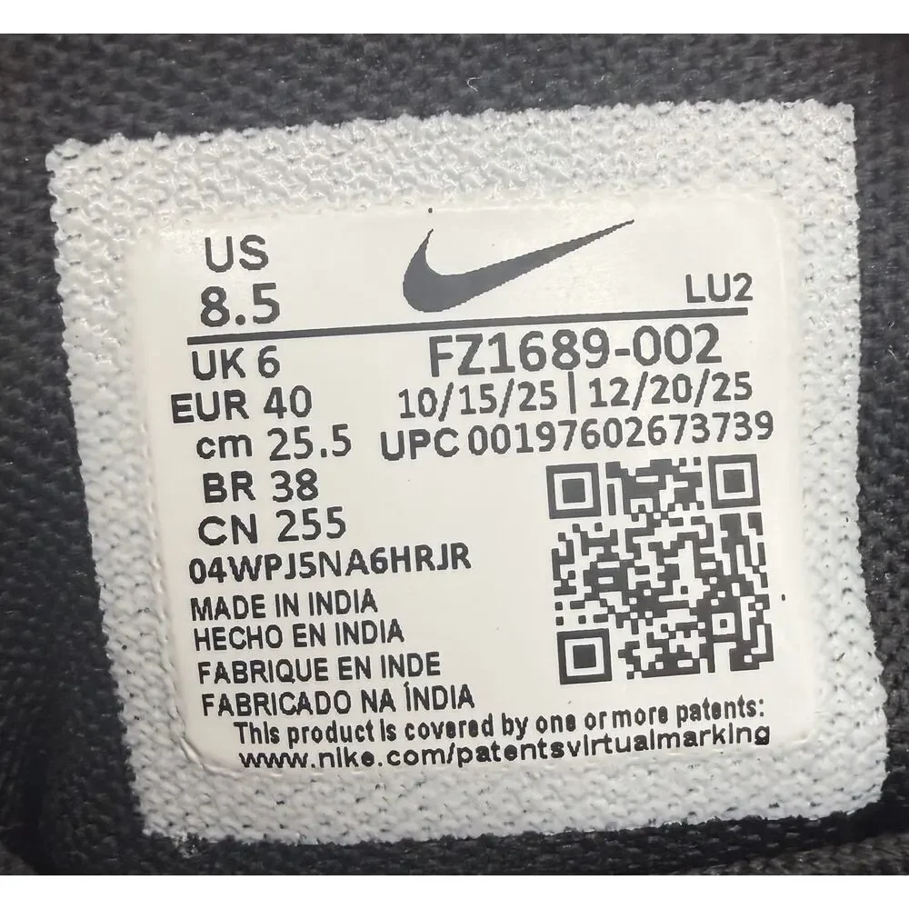 Nike Bella 7 Womens 8.5 Black Anthracite Training Gym Shoes FZ1689-002
